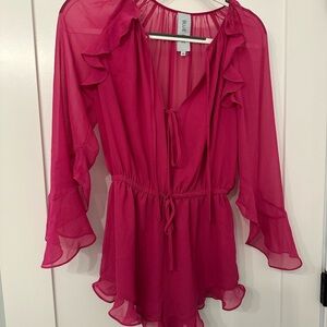 Blue Life Fuchsia Romper